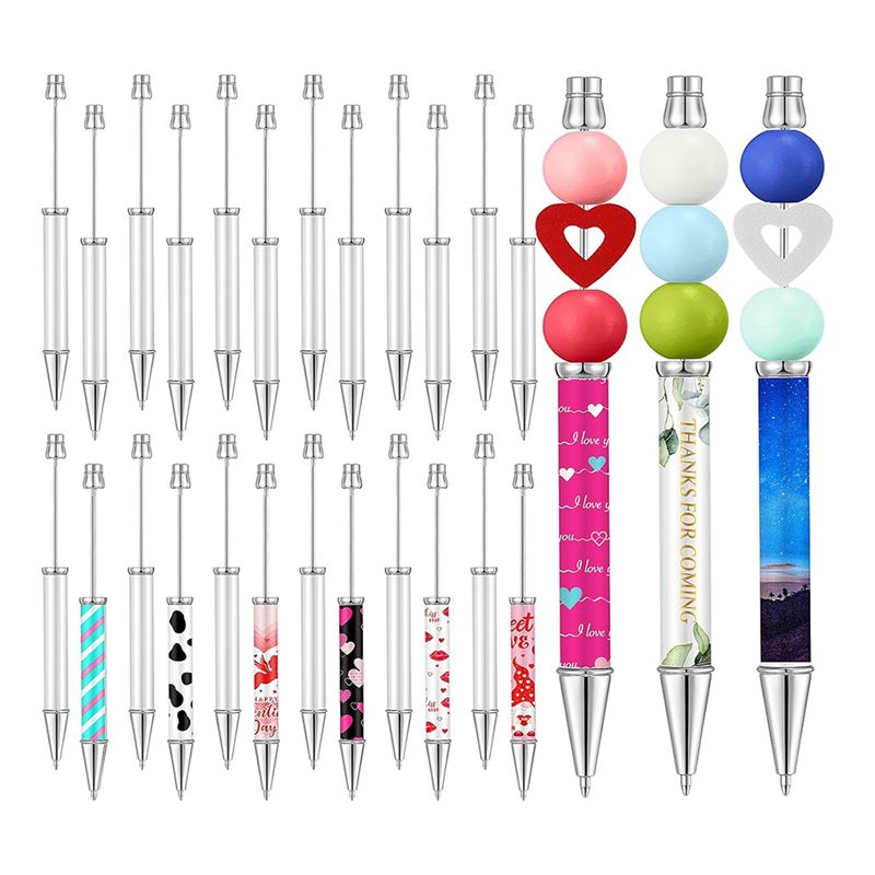 Transfer Pen Ink - ปากกาลูกลื่นแบบซับลิเมชั่น ปากกาหมึกสีดำเมทัลลิก DIY ปากกาลูกลื่นแบบถ่ายโอนความร้อน อุปกรณ์การเรียน-AEF7