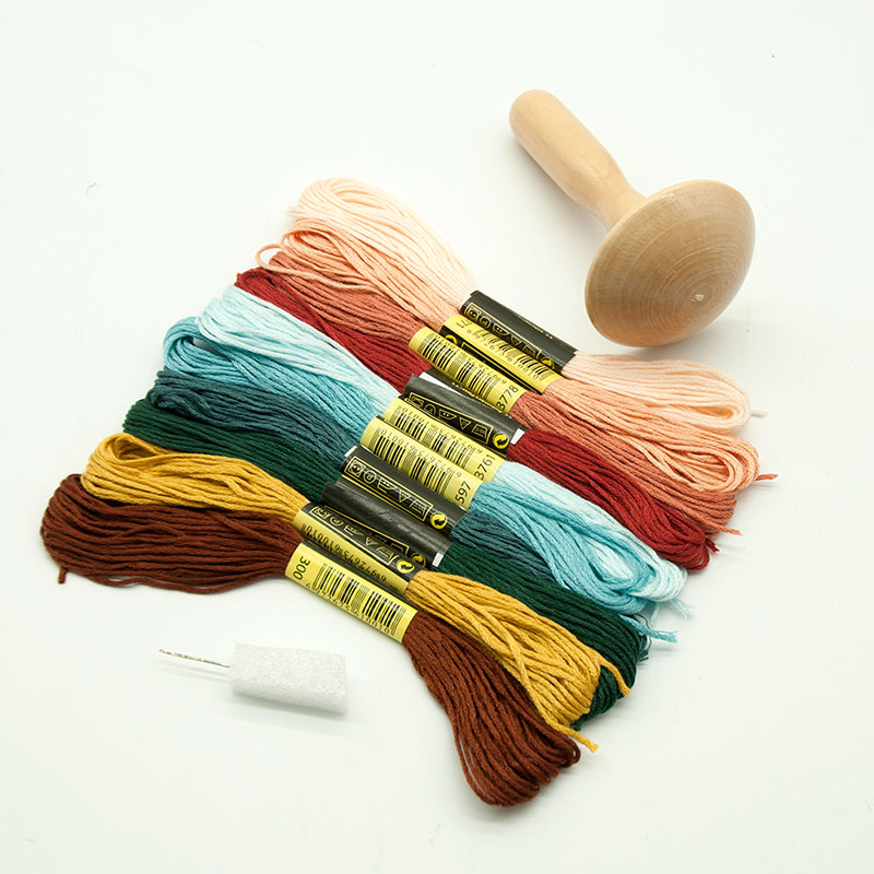 Embroidery Egg - Darningชุดอุปกรณ์ไม้Darning Mushroom Darningเข็มด้ายเย็บDarning Eggสำหรับผู้ใหญ่เด็กDIY,หัตถกรรมเย็บ