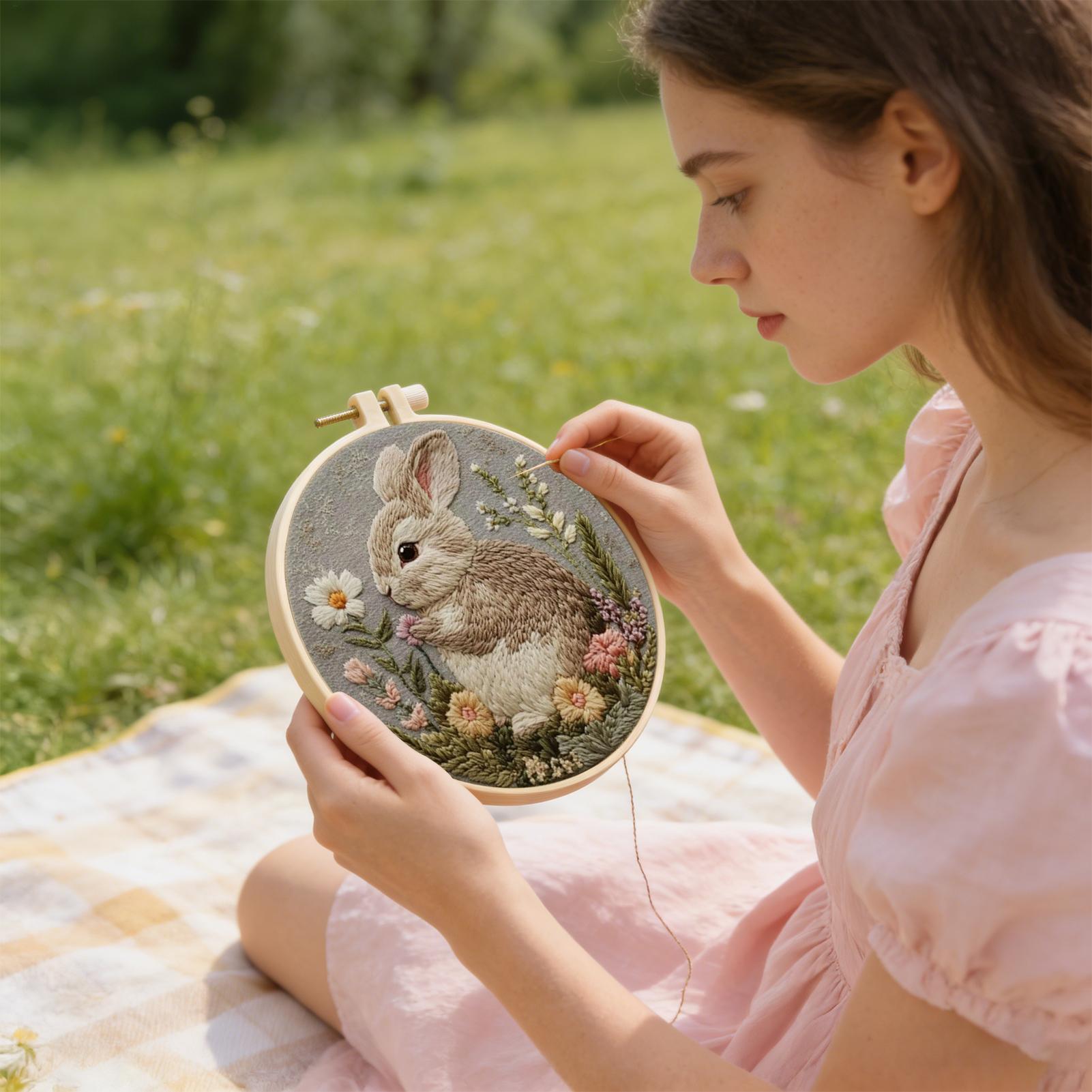ชุดเข็มและด้ายเย็บผ้า ชุดเย็บผ - Embroidery Egg บทวิจารณ์และราคา