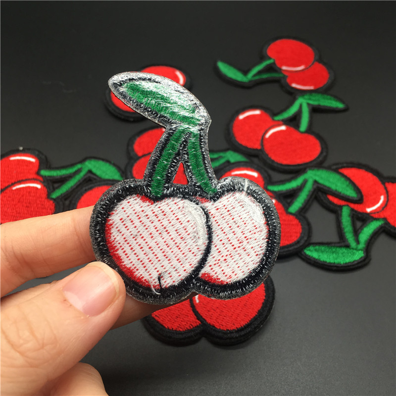 เชอร์รี่ผลไม้น่ารักเสื้อผ้าแพท - Embroidery Converse บทวิจารณ์และราคา