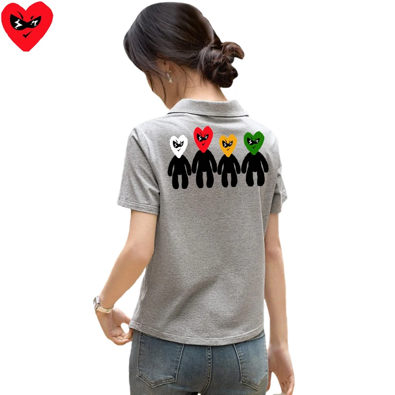 Break Egg เสื้อโปโลผู้หญิงผ้าฝ - Embroidery Egg บทวิจารณ์และราคา