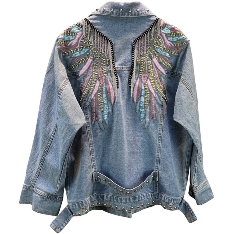 แฟชั่นฤดูใบไม้ร่วงใหม่ปี 2026  - Embroidery On Jeans บทวิจารณ์และราคา