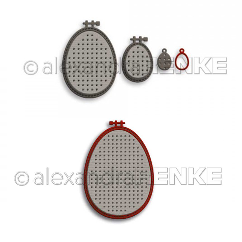 Piggy หัตถกรรมตัดโลหะตายตัดตาย - Embroidery Egg บทวิจารณ์และราคา