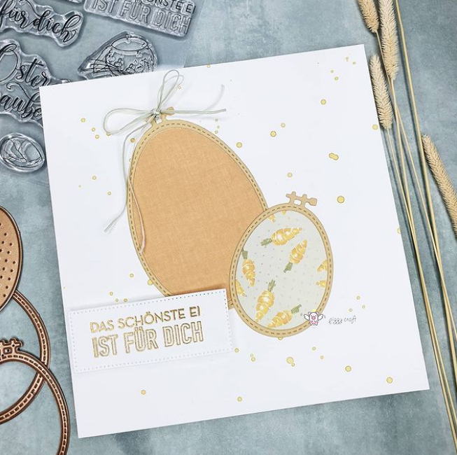 Piggy หัตถกรรมตัดโลหะตายตัดตาย - Embroidery Egg บทวิจารณ์และราคา