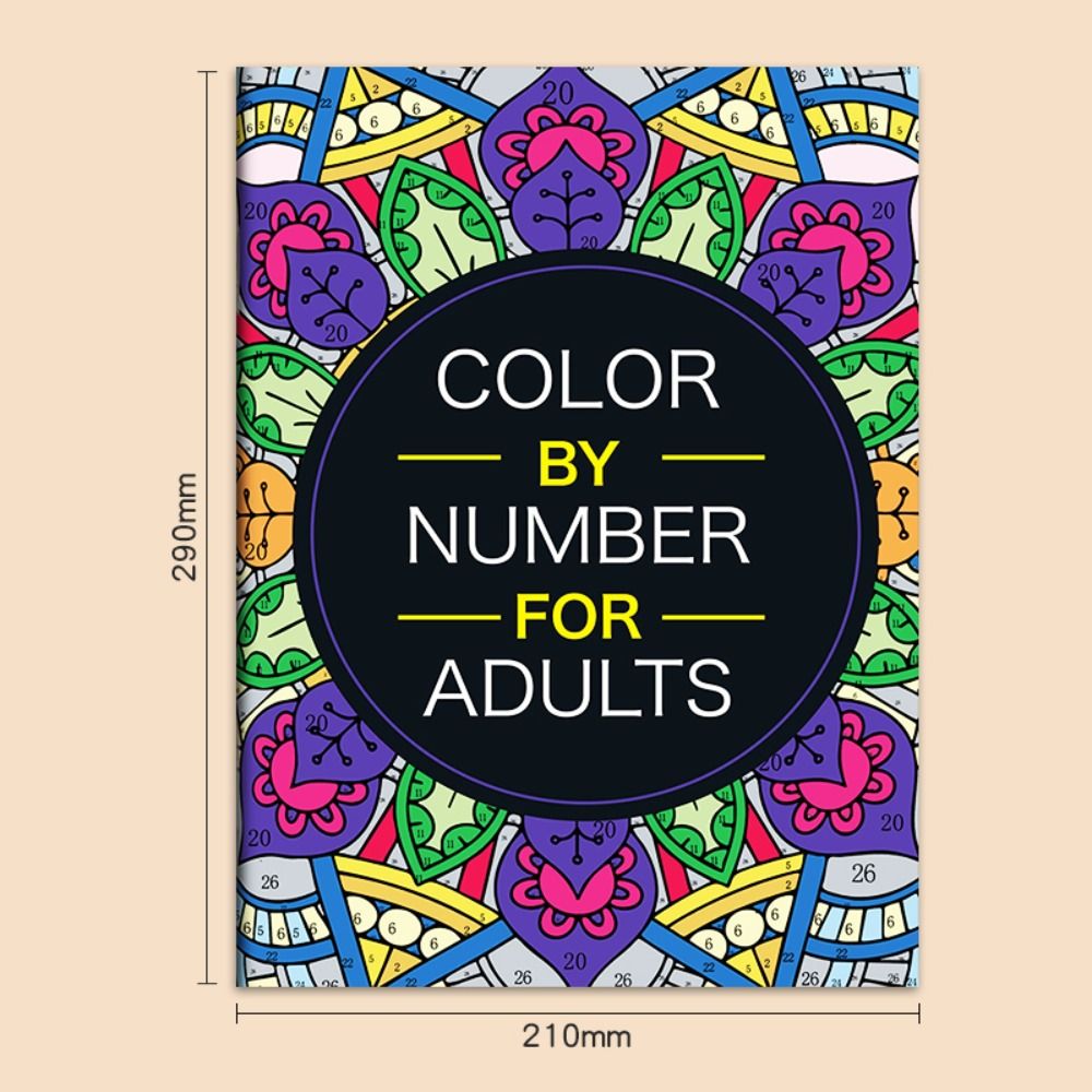สมุดระบายสีตามตัวเลข DIY ระบาย - Embroidery Translate บทวิจารณ์และราคา