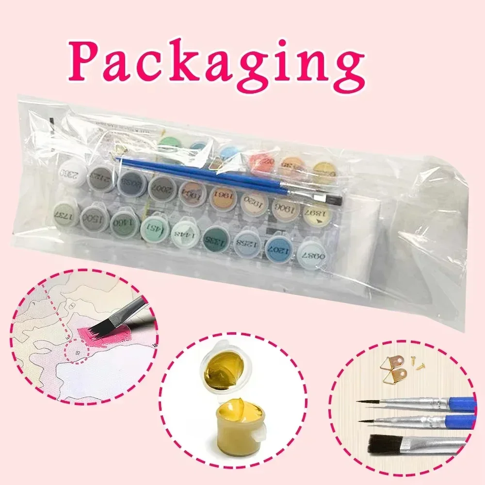 ภาพวาดสีน้ำมันแบบระบายสีตามตัว - Embroidery Translate บทวิจารณ์และราคา