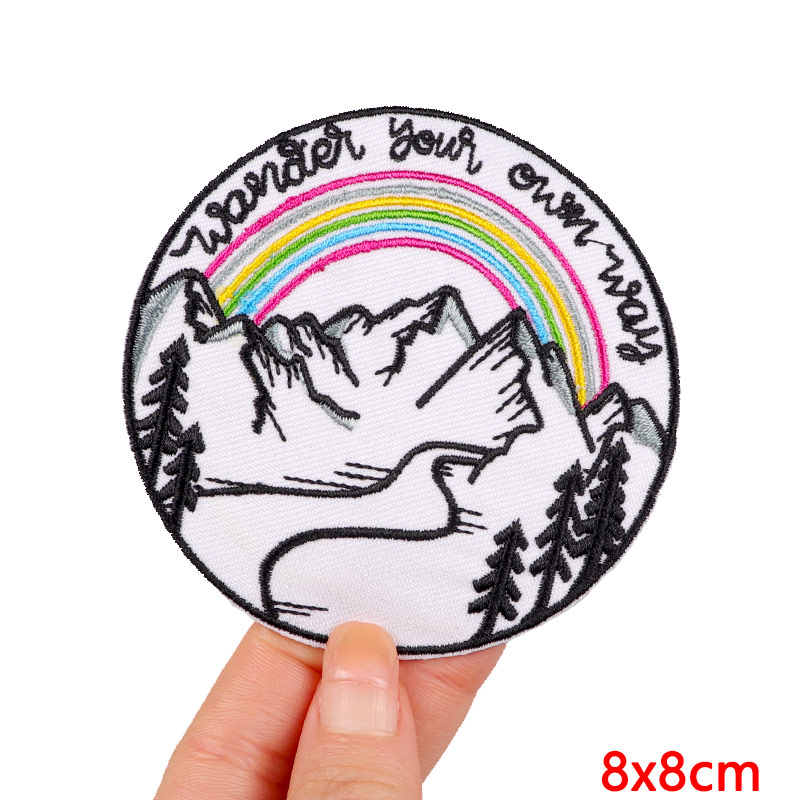 แคมป์ปิ้ง/ผจญภัย Patch เหล็กบน - Embroidery Converse บทวิจารณ์และราคา
