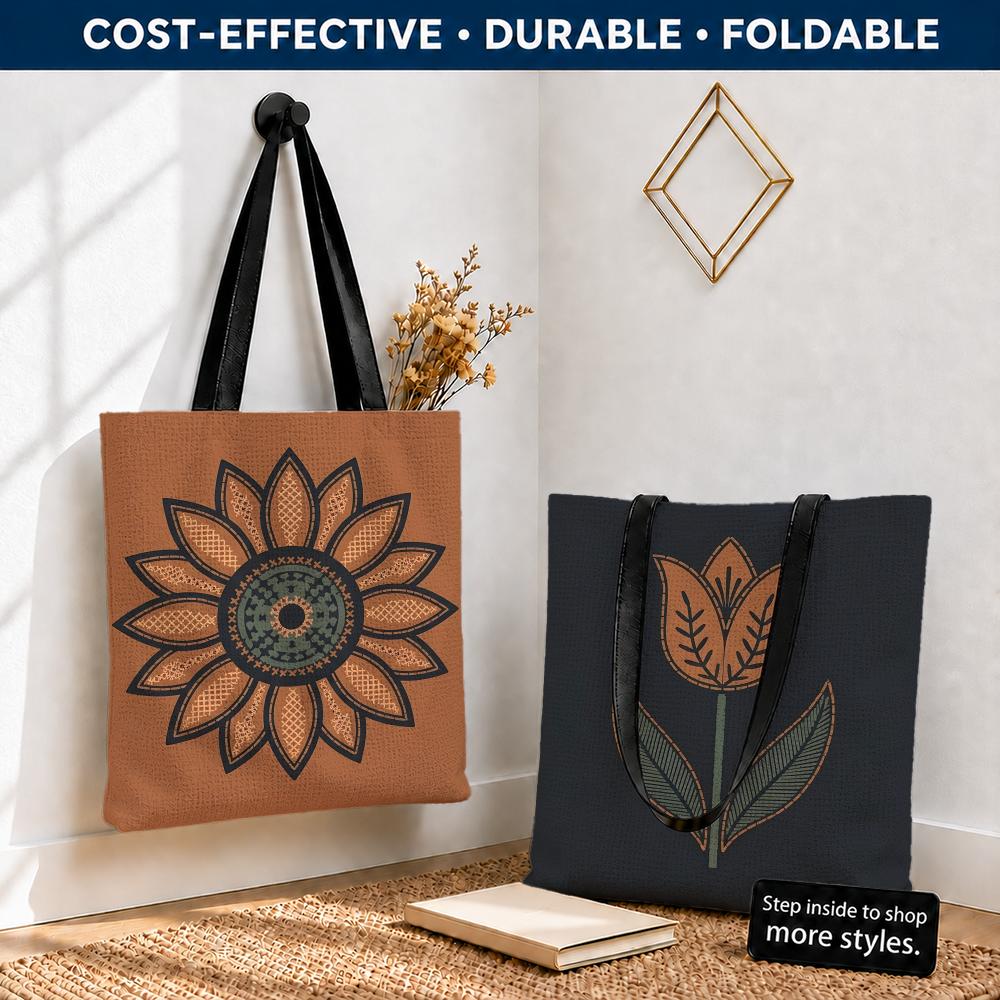 กระเป๋าเก็บของลายปักดอกไม้สไตล - Embroidery Effect Canva บทวิจารณ์และราคา