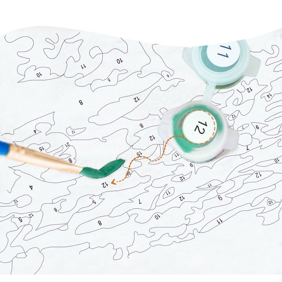 ชุดสีอะคริลิครูปภาพเขียนสีน้ำม - Embroidery Translate บทวิจารณ์และราคา