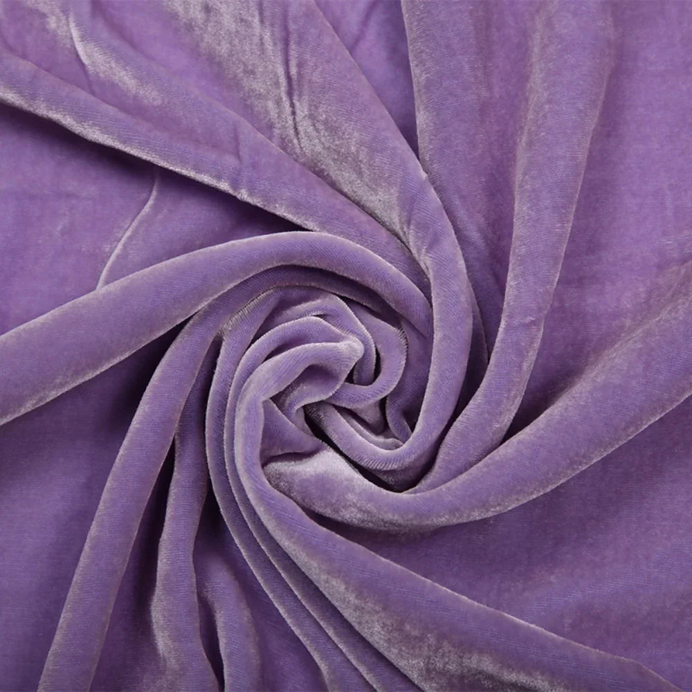 1/3/5Mผ้ากํามะหยี่จริงผ้าไหมหม - Velvet Fabric Embroidery บทวิจารณ์และราคา