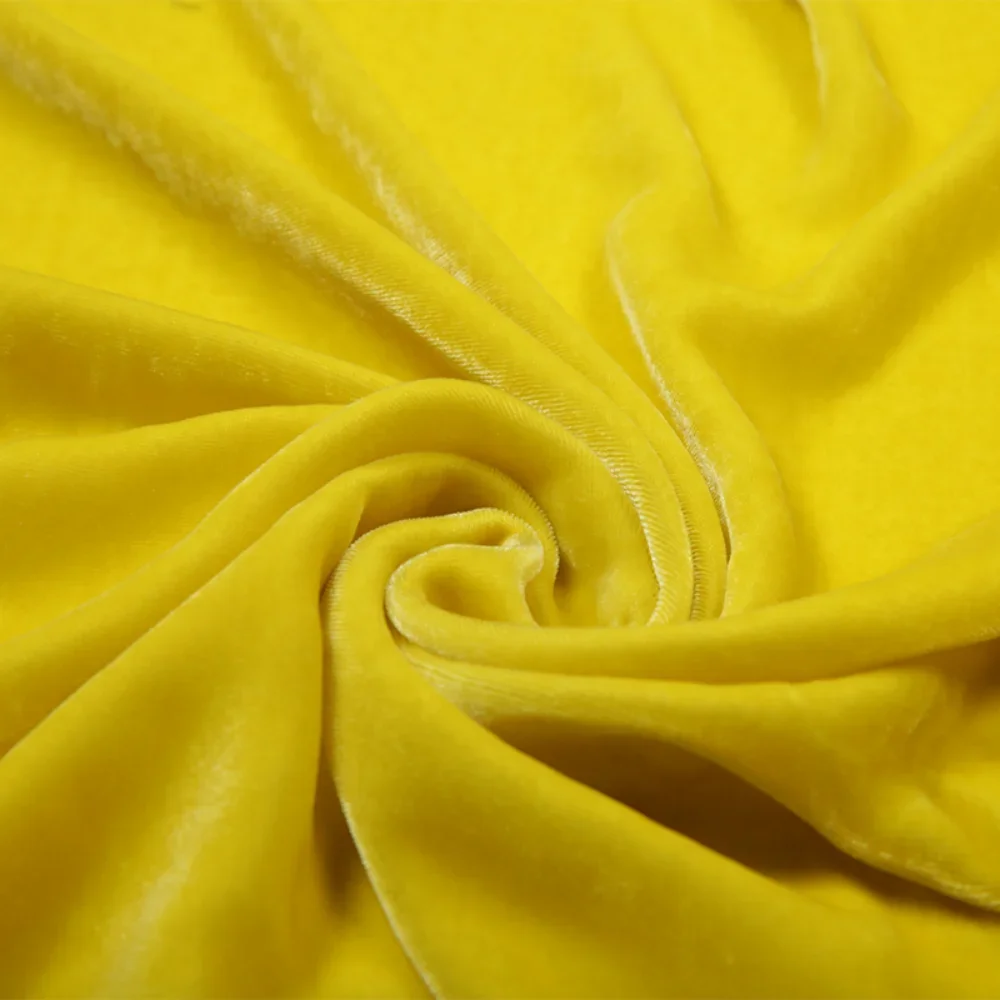 1/3/5Mผ้ากํามะหยี่จริงผ้าไหมหม - Velvet Fabric Embroidery บทวิจารณ์และราคา